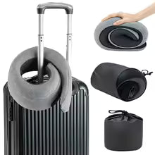 Relivowear CloudRest™ Ergonomisk resekudde med 360° nackstöd för flyg, tåg och bilresor.